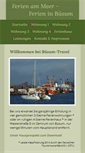 Mobile Screenshot of buesum-travel.de