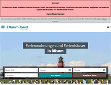 Tablet Screenshot of buesum-travel.com